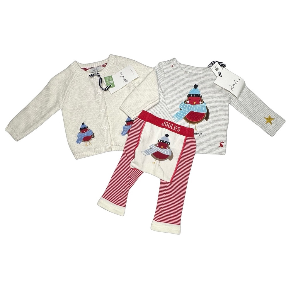 Joules Festive‎ Robin Set